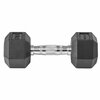 Lifeline Fitness Hex Rubber Dumbbell, 15lbs LLHRD15